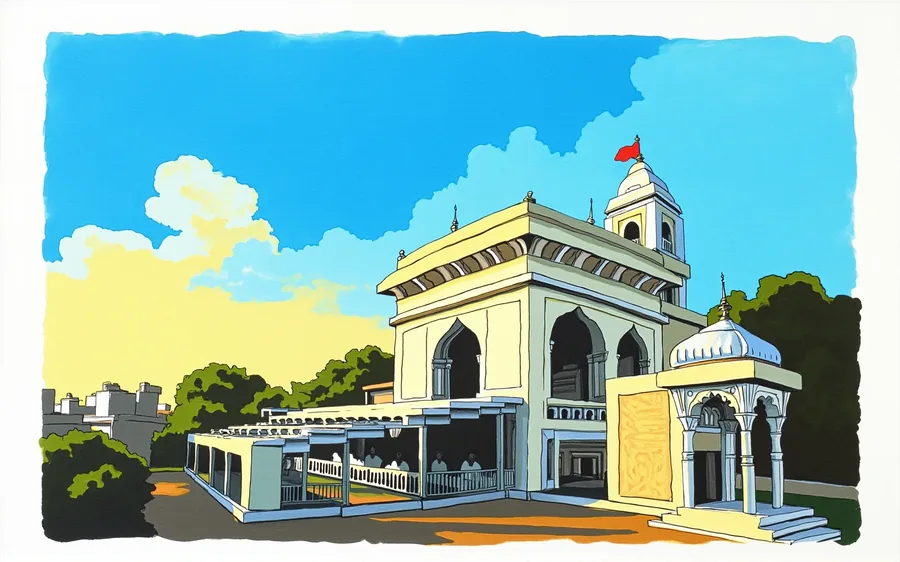 दुर्गा पूजा की पूजा विधि का दृश्य